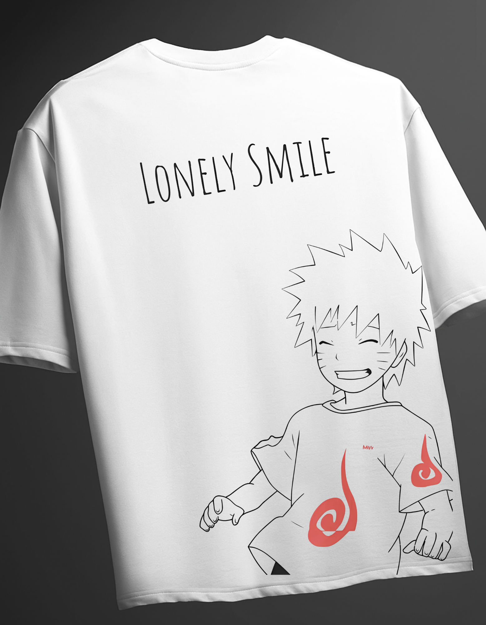 Naruto Lonely Oversized t-shirt