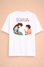 Lose to your wife, win life Oversized T-Shirt