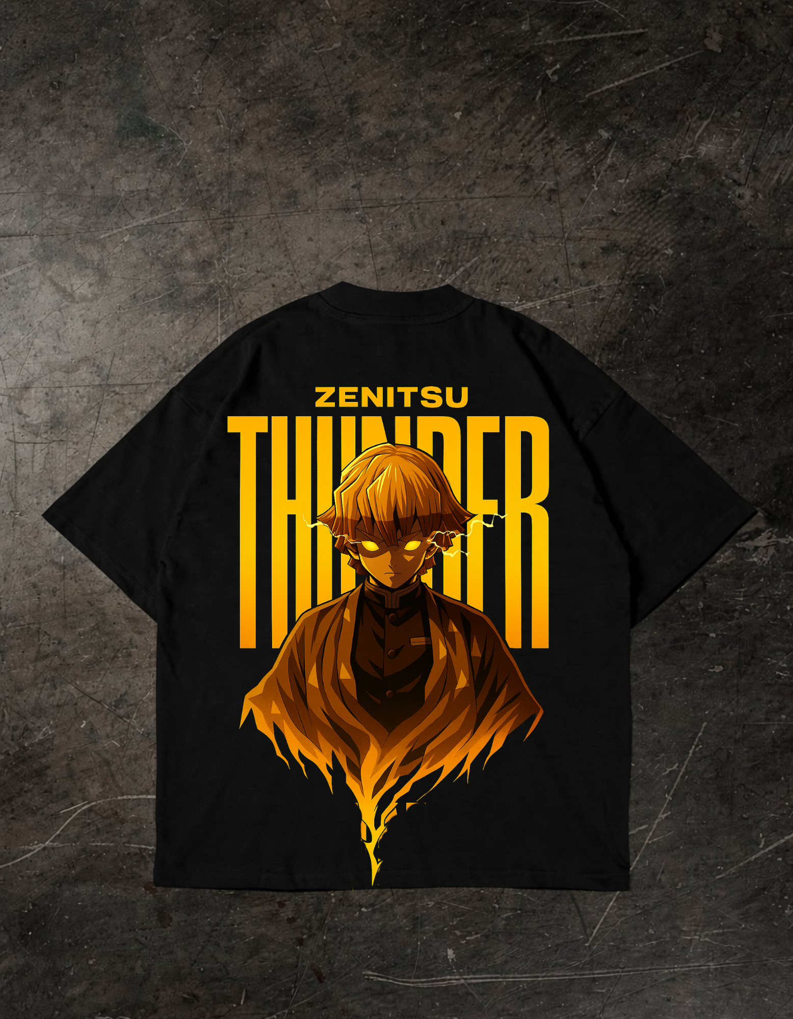Zenitsu  thunder breathing Oversized T-Shirt