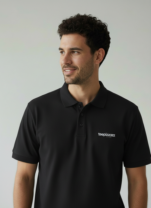 Black Polo T-Shirt