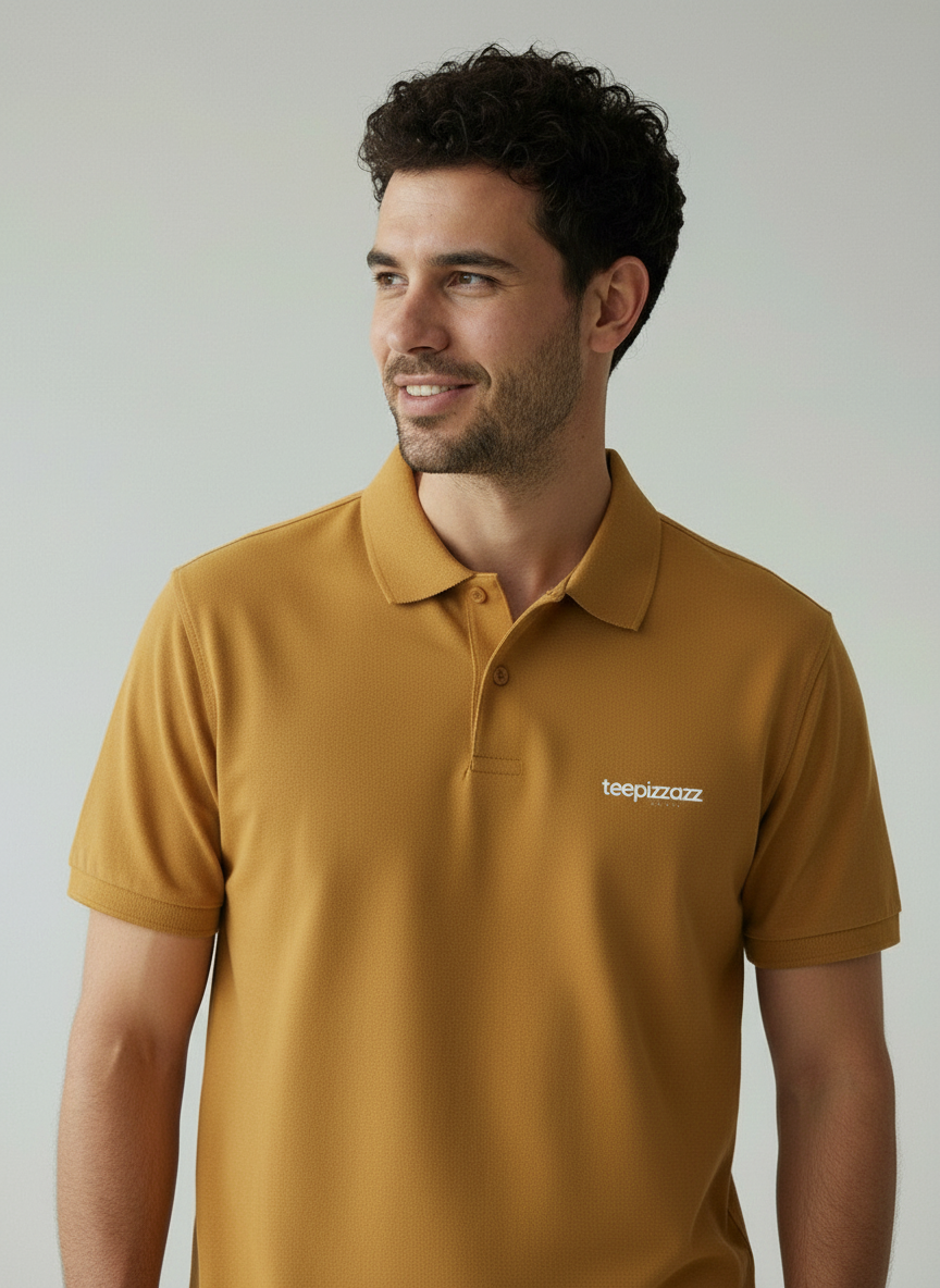 Mustard Yellow Polo T-Shirt