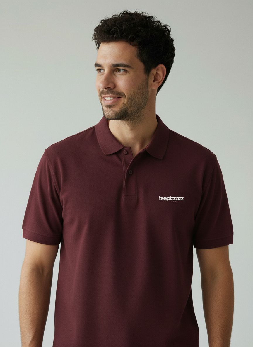 Maroon Polo T-Shirt