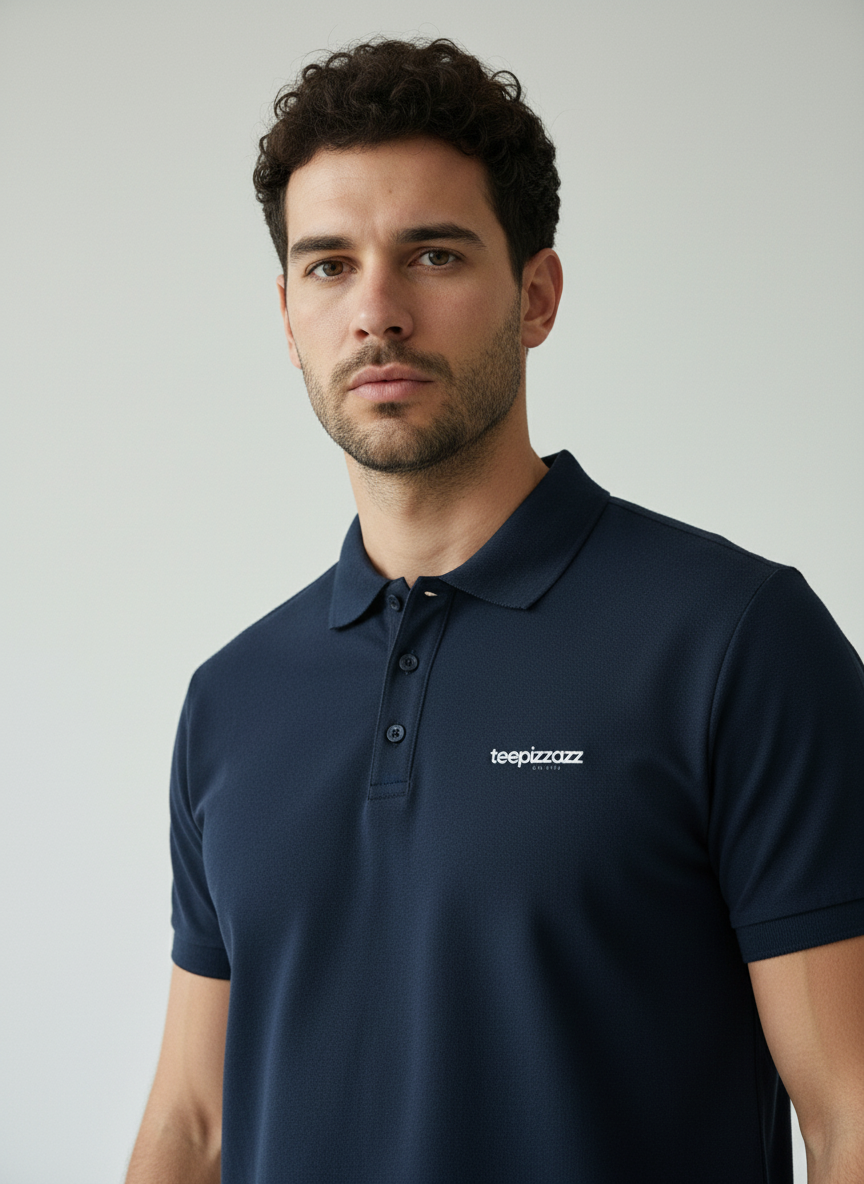 Navy Blue Polo T-Shirt