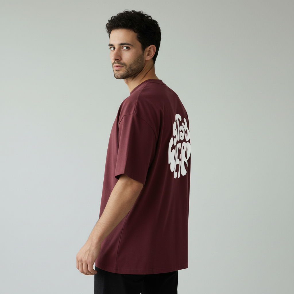 Stay Weird Terry Oversized T-Shirt