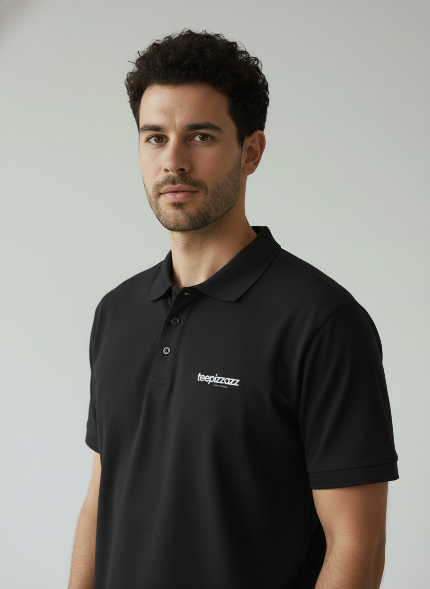 Black Polo T-Shirt