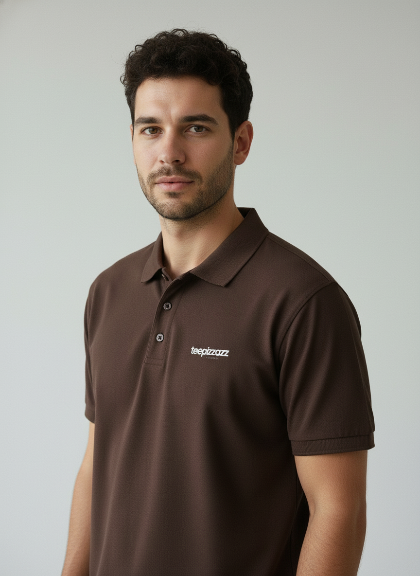 Coffee Brown Polo T-Shirt