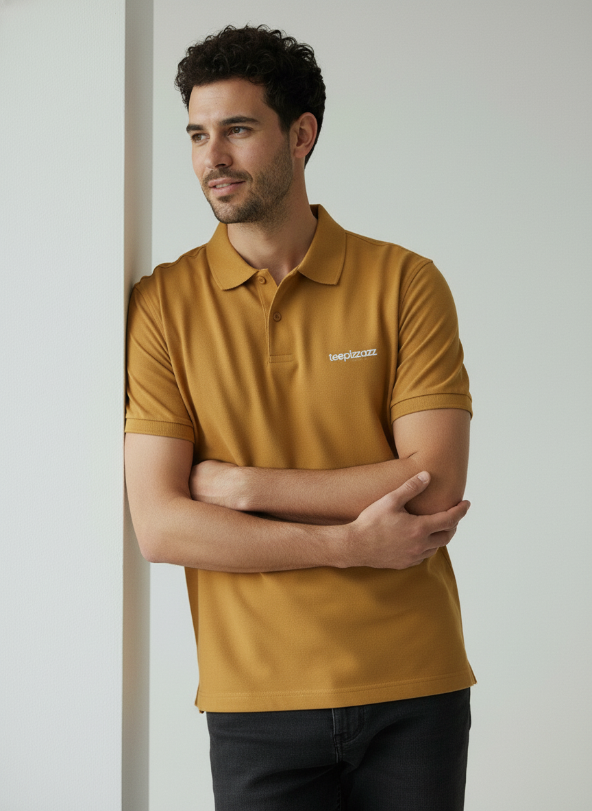 Mustard Yellow Polo T-Shirt
