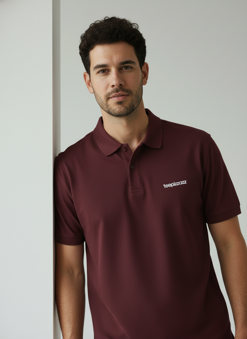 Maroon Polo T-Shirt
