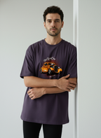 Hot Rod King Oversized T-Shirt | Vintage Classic Car Graphic Streetwear Tee