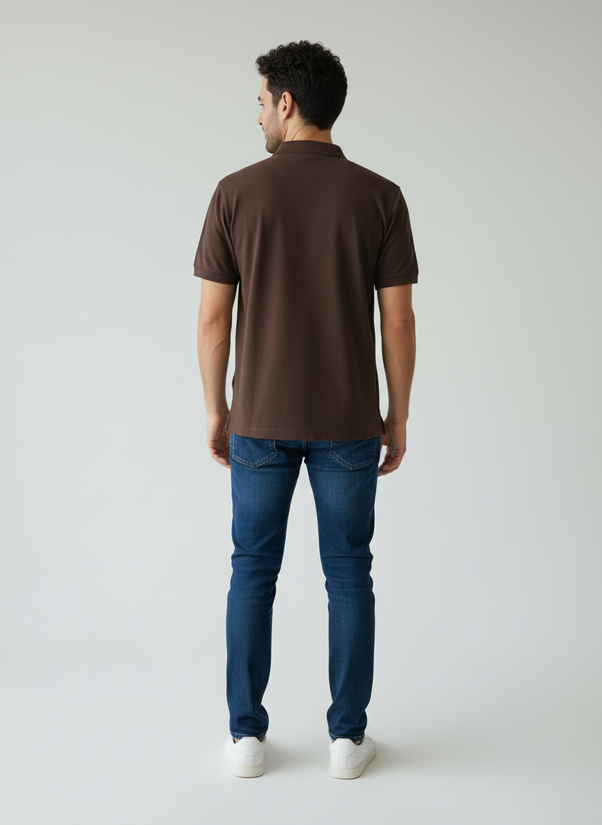 Coffee Brown Polo T-Shirt