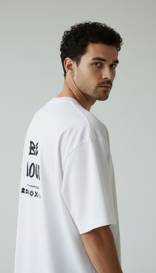 Be Loud Terry Oversized T-Shirt