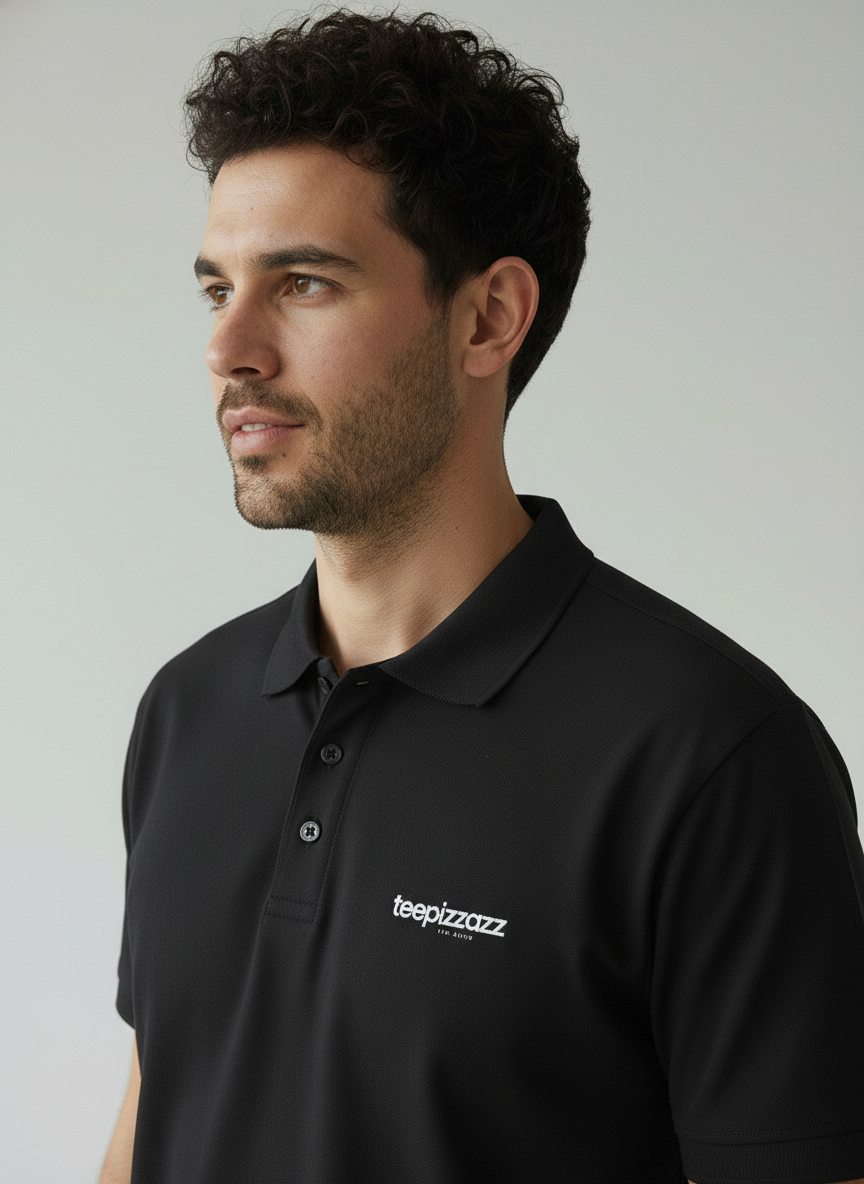 Black Polo T-Shirt