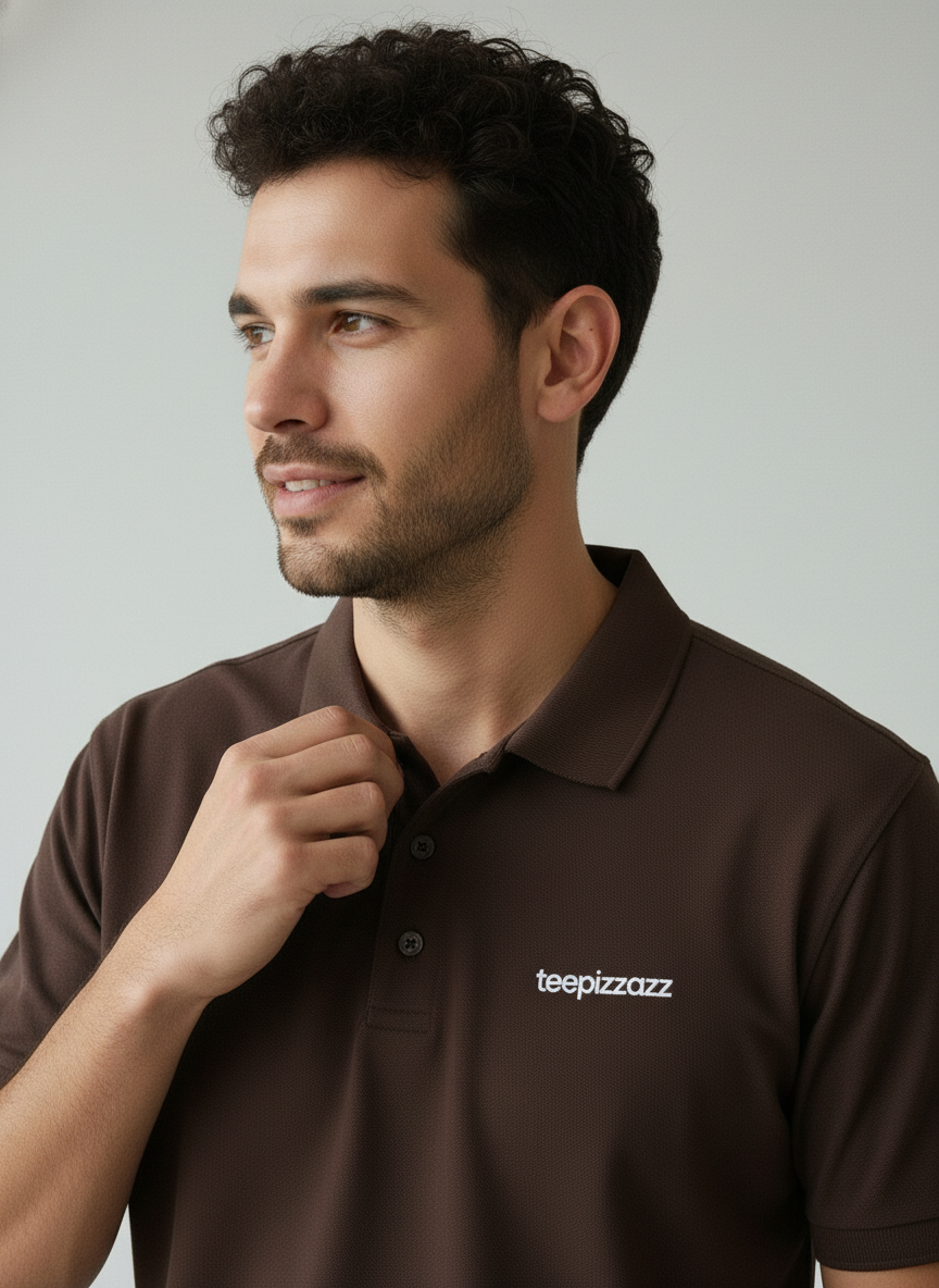 Coffee Brown Polo T-Shirt