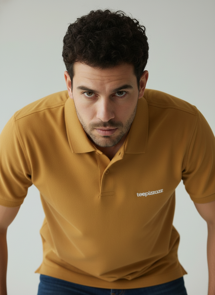 Mustard Yellow Polo T-Shirt