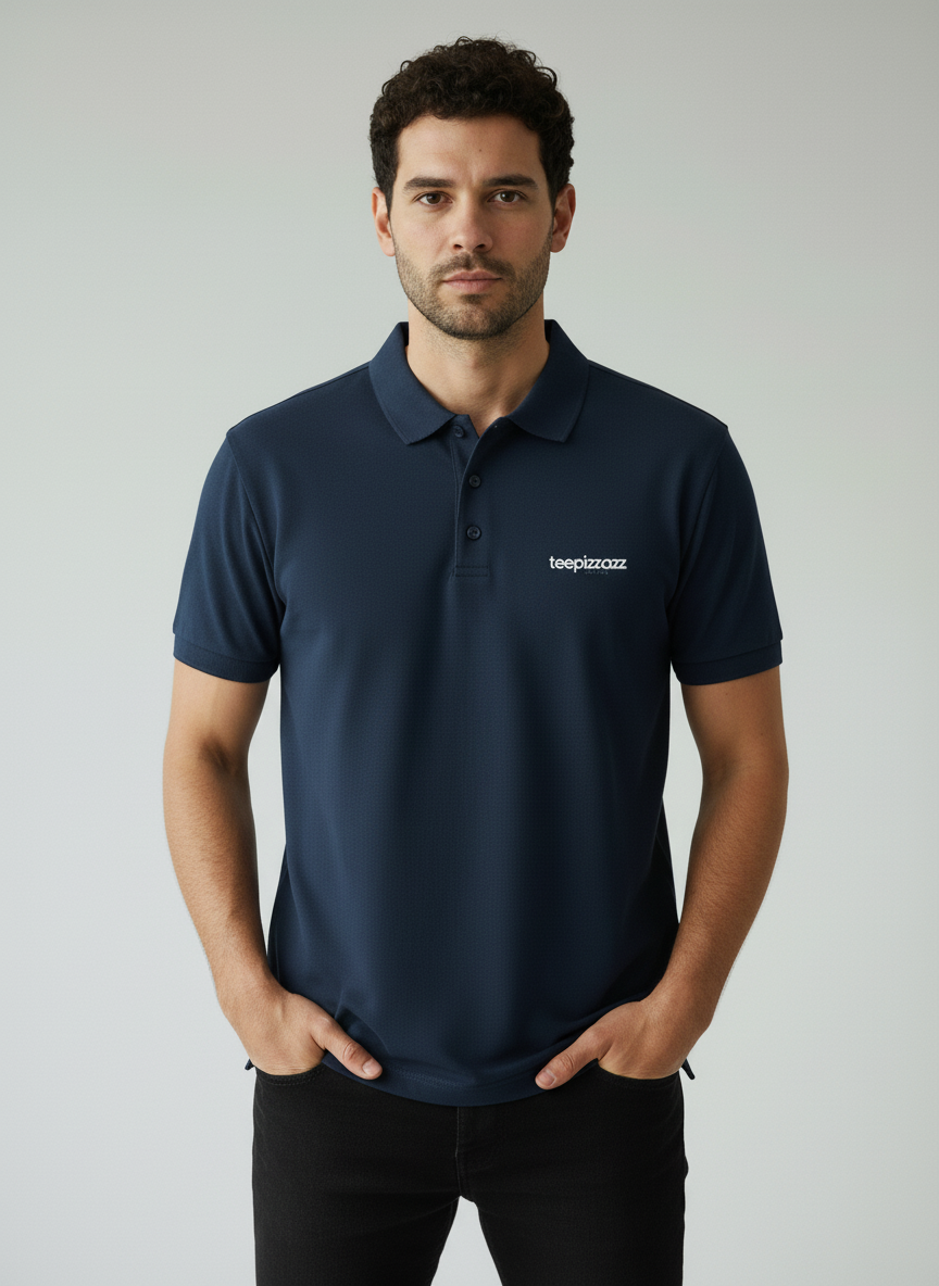 Navy Blue Polo T-Shirt